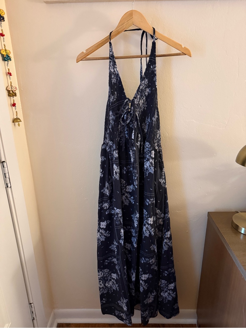 Universal Thread Bandana Print Halter Dress